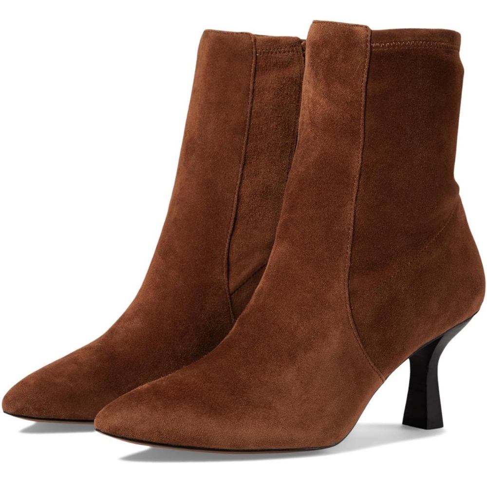 Madewell Ophelia Dressy Booties - Dark Coffee